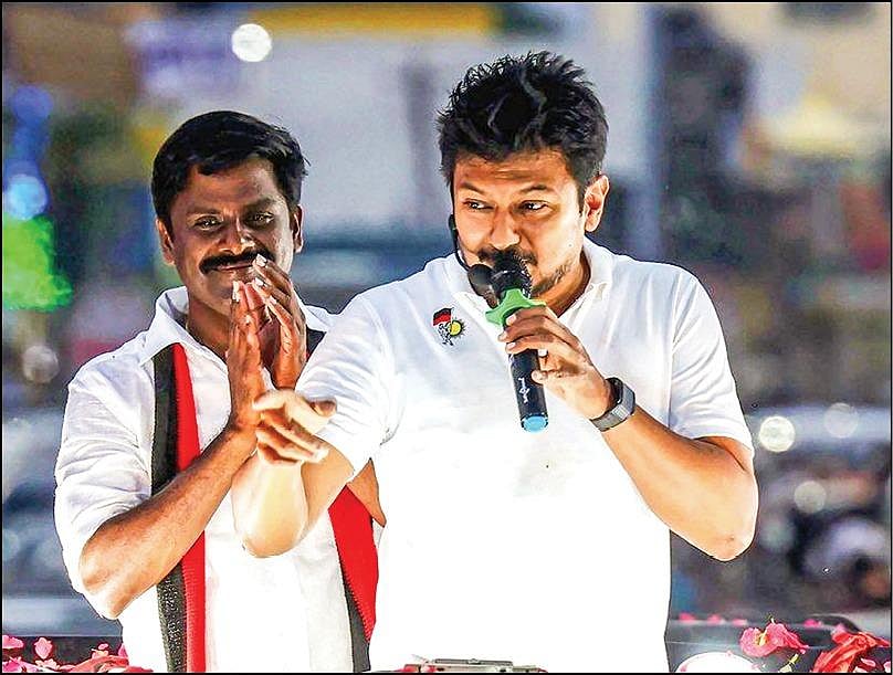 பரந்தாமன், உதயநிதி ஸ்டாலின்