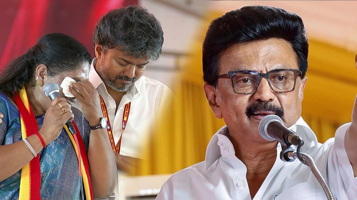 ஆபாசம், வன்மம், வக்கிரம்... - ஸ்டாலினைக் கடுமையாகச் சாடும் விஜய்