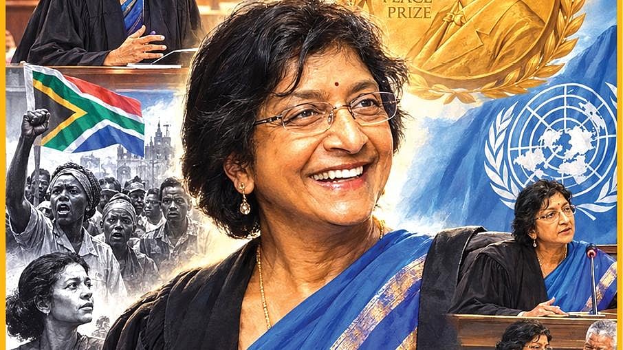 நவநீதம் பிள்ளை: `பாரதி கனவு கண்ட புதுமைப்பெண்ணுக்கு நோபல் விருது! - பழ. நெடுமாறன் புகழாரம்!