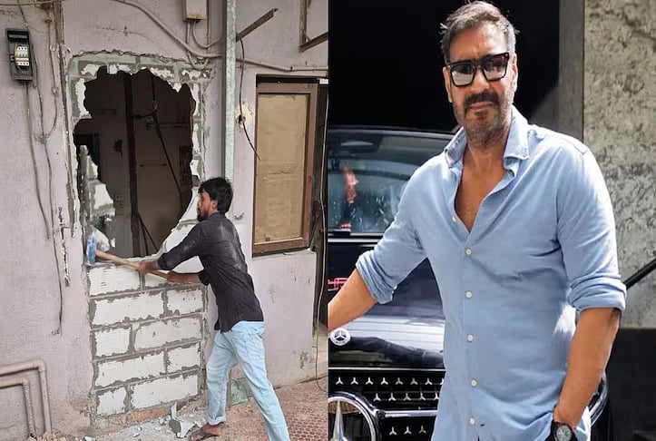 அனுமதியின்றி கட்டுமானம்:
நடிகர் அஜய் தேவ்கன் வீட்டில் சட்டவிரோதமாக கட்டியதை இடித்த மாநகராட்சி!