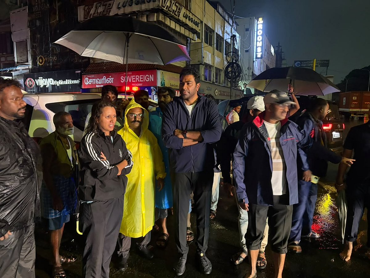 Chennai Rain: முதல்வர் விஜய் ஒவ்வொரு மணி நேரமும் அப்டேட் கேட்டுக் கொண்டிருக்கிறார்!- அமைச்சர் ஆதவ்!