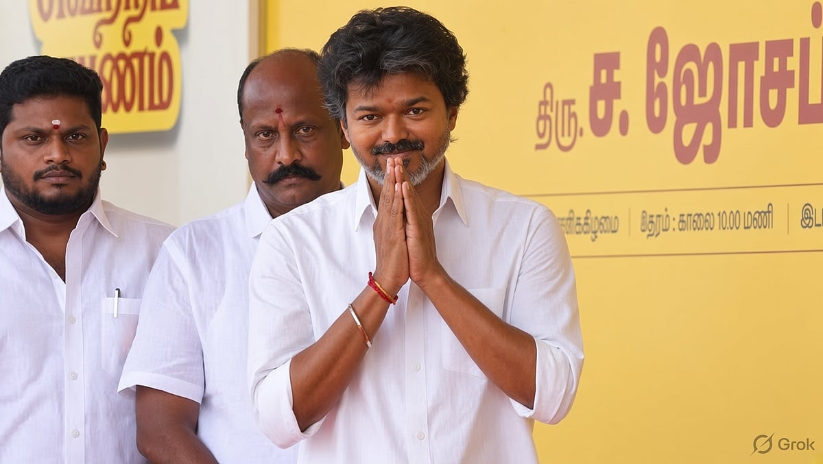 ஆயுத பூஜை: ``உழைப்பின் உயர்வையும், தொழிலின் மேன்மையையும் போற்றும் - முதல்வர் விஜய் வாழ்த்து