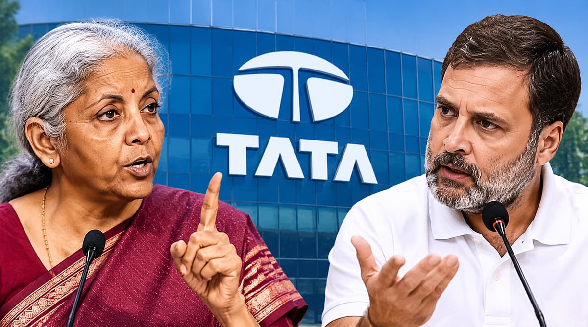 டாடா பிரச்னை: அமித்ஷா வீட்டில் டாடா நிர்வாகிகளுக்கு விருந்து? - ராகுல் vs நிர்மலா சீதாராமன்